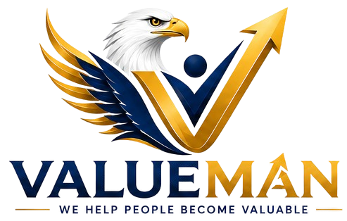 Value Man Hero Logo